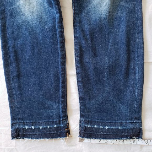 J. Crew High Rise Toothpick Raw Hem Jeans (25P) - Picture 8 of 12